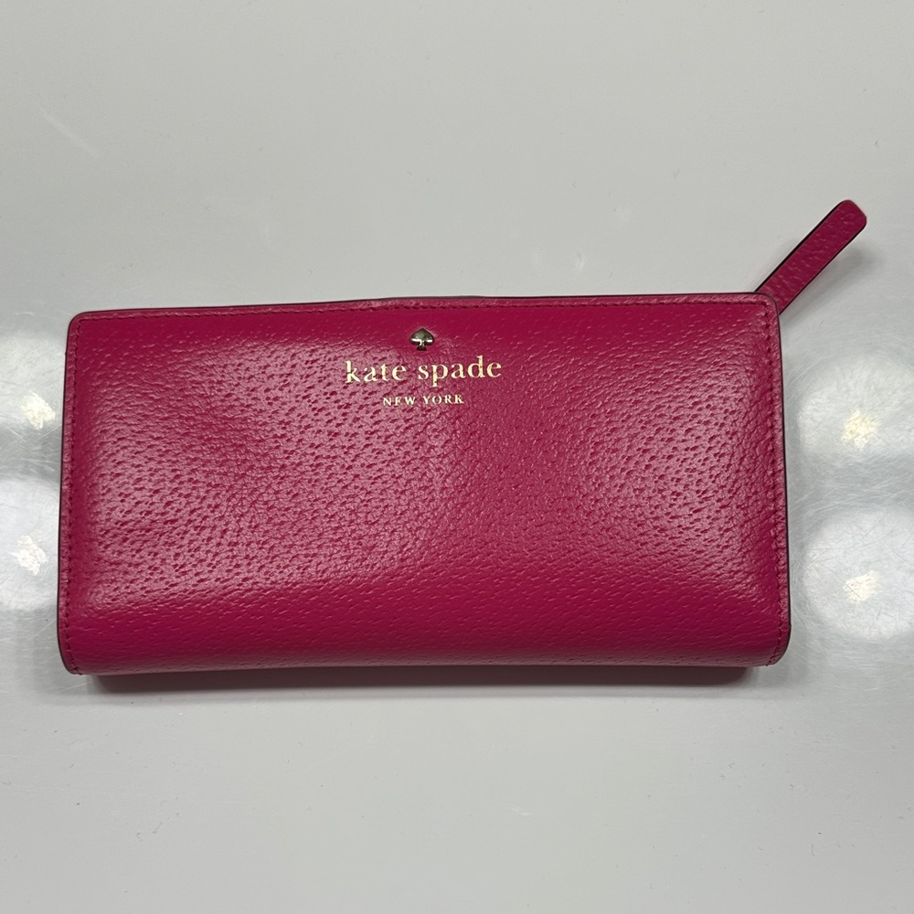 Kate Spade Fuchsia Leather Wallet